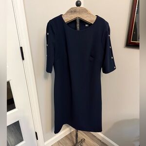 Tommy Hilfiger Navy Blue Short Sleeved Dress